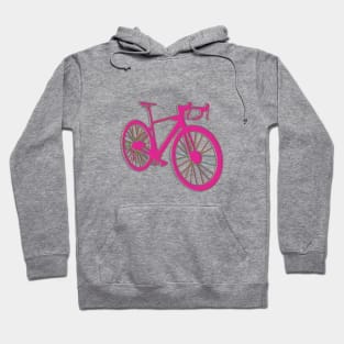 biking pink Hoodie